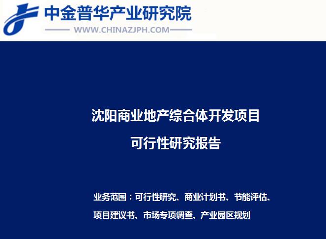 沈阳商业地产综合体开发项目可行性研究报告