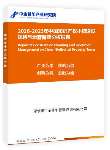 2018-2023年中国知识产权小镇建设规划与运营管理分析报告