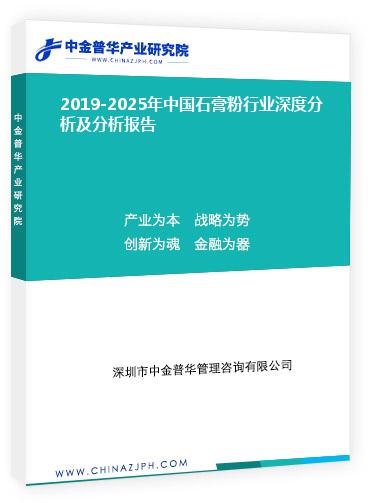 2019-2025年中国石膏粉行业深度分析及分析报告