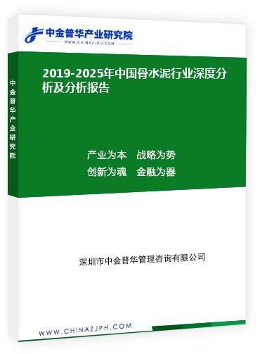 2019-2025年中国骨水泥行业深度分析及分析报告