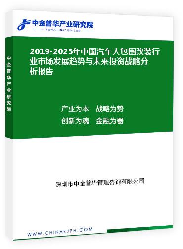 2019-2025年中国汽车大包围改装行业市场发展趋势与未来投资战略分析报告