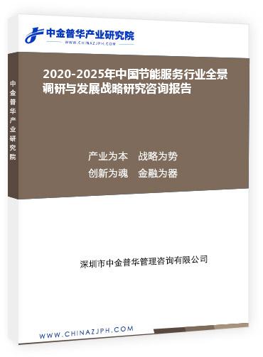 2020-2025年中国节能服务行业全景调研与发展战略研究咨询报告