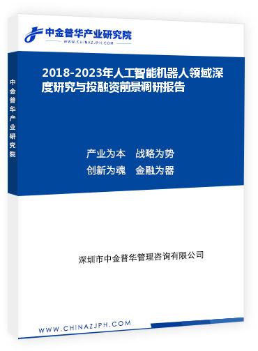 2018-2023年人工智能机器人领域深度研究与投融资前景调研报告