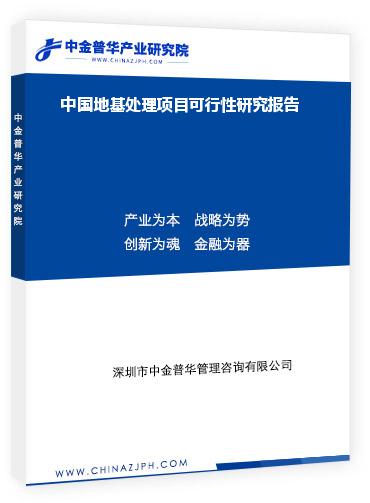 中国地基处理项目可行性研究报告