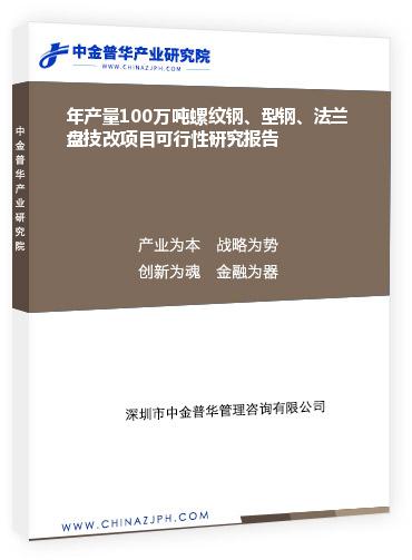 年产量100万吨螺纹钢、型钢、法兰盘技改项目可行性研究报告